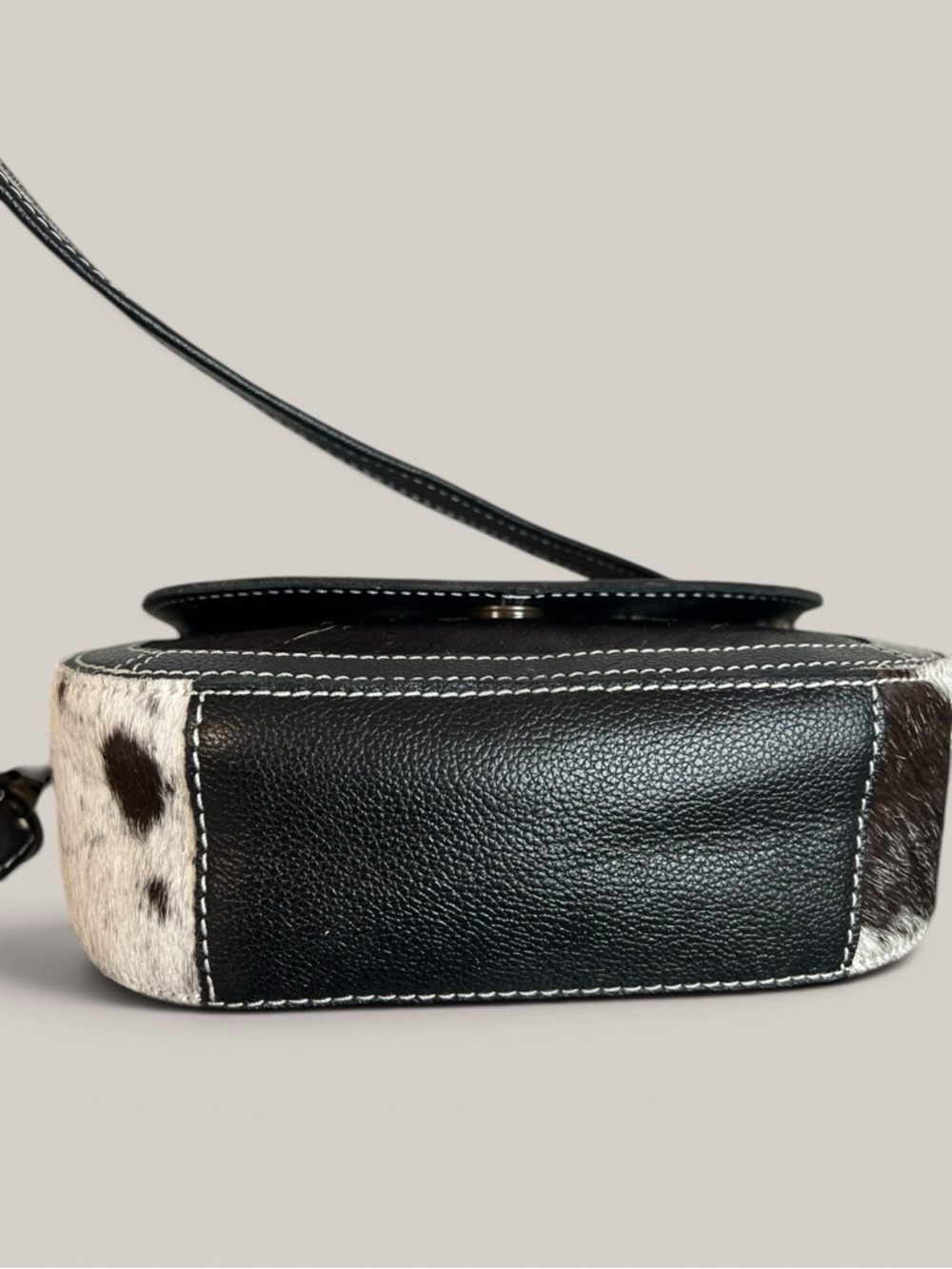 Myra Bag Tooled Leather Cowhide Crossbody Western Floral Purse Boho Cowgirl - Picture 9 of 11